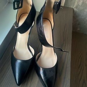 Lenz black high heels size 39 for women
